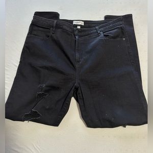 Abercrombie & Fitch The Super Skinny High rise. Curve Love in a size 20